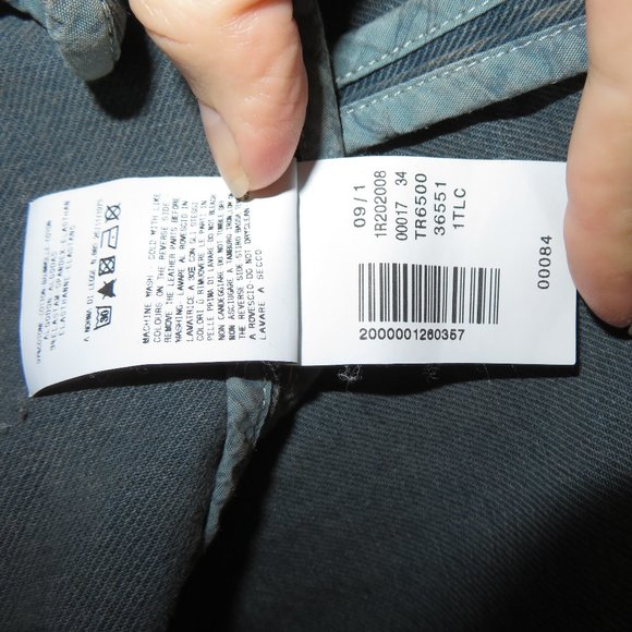 Galliano Fitted Belted Denim Jacket - Picture 10 of 10